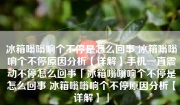 冰箱嗡嗡响个不停是怎么回事 冰箱嗡嗡响个不停原因分析【详解】手机一直震动不停怎么回事「冰箱嗡嗡响个不停是怎么回事 冰箱嗡嗡响个不停原因分析【详解】」